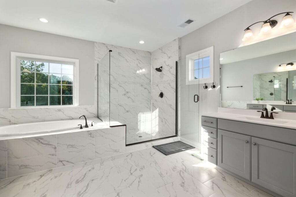 a white luxury bathroom